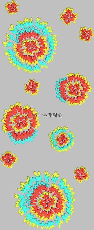 Traditional Abstract Chrysanthemum embroidery pattern album