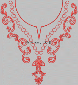 Chain hook front embroidery pattern album