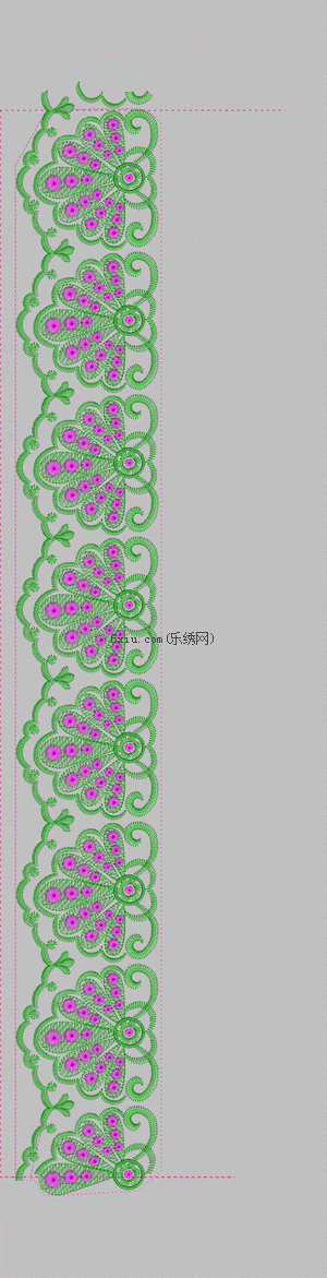 Grape-like bead stripe embroidery pattern album