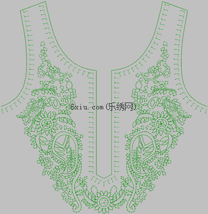 Single needle full front embroidery pattern album