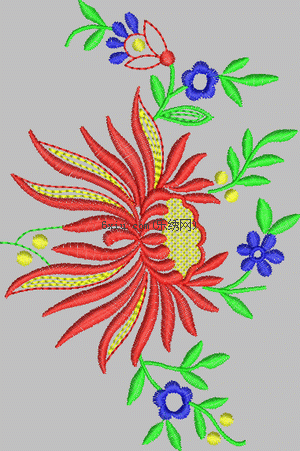 Classic Chrysanthemum embroidery pattern album