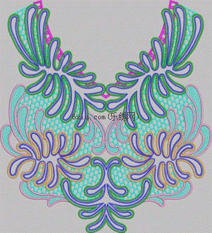 Hydrothorax curve embroidery pattern album