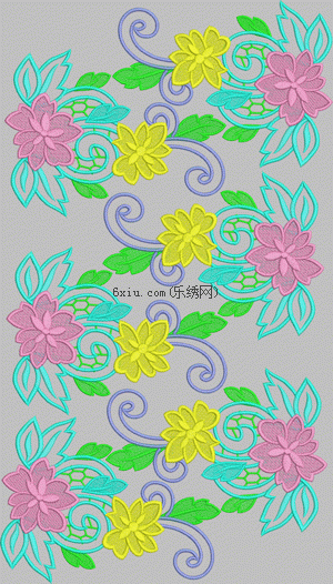 Hot stamping embroidery pattern album