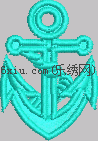 Anchor Badge embroidery pattern album