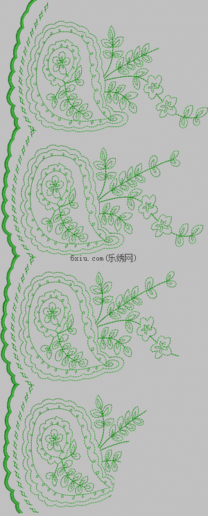 Rope embroidered dress embroidery pattern album