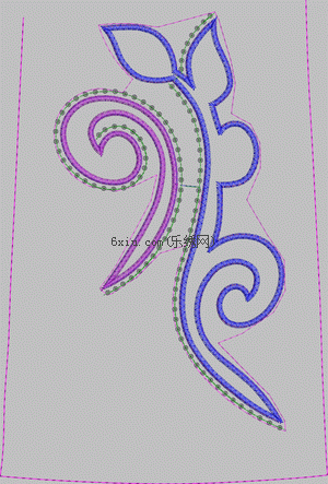 Simple beads embroidery pattern album