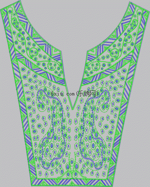 collar embroidery pattern album