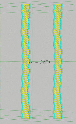 Grid bar embroidery pattern album