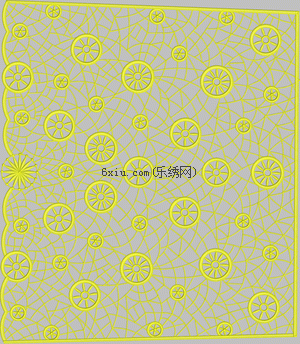 Water soluble mesh cloth embroidery pattern album