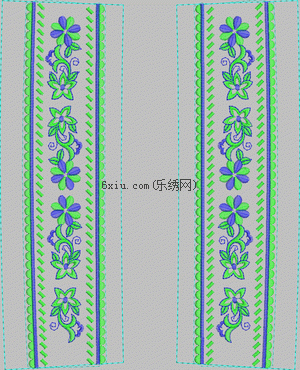 Floret embroidery pattern album