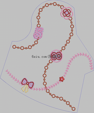 chain embroidery pattern album