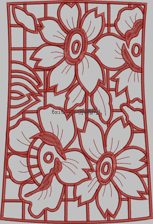Paper-cuts for Window Decoration embroidery pattern album