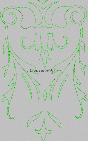 Rope embroidery curve embroidery pattern album