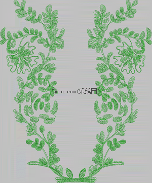 Rope embroidery collar embroidery pattern album