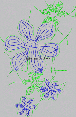 Rope embroidery embroidery pattern album