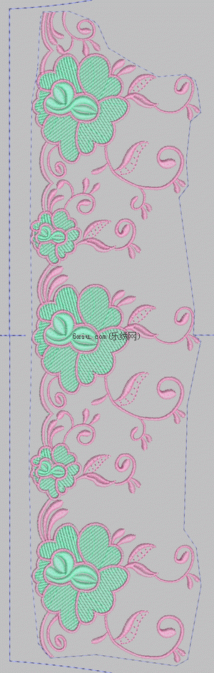 Home textile flower embroidery pattern album