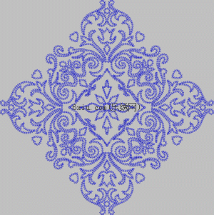 Classical Abstract square embroidery pattern album