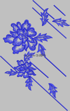 Coat flower embroidery pattern album