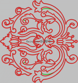 Abstract Curve Woman embroidery pattern album