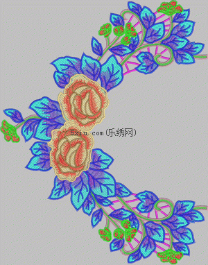 Hot collar embroidery pattern album