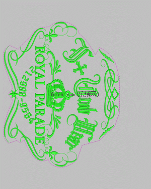 Crown royal parade embroidery pattern album
