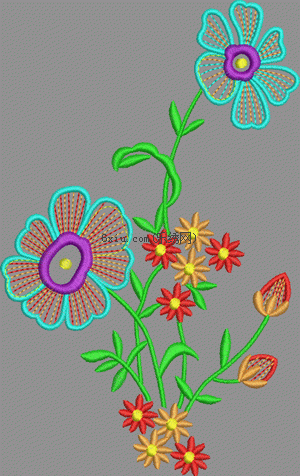 Classic flower embroidery pattern album