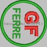 Male badge logo embroidery pattern album