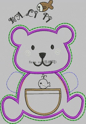 Children's clothing cartoon patch embroidery pattern album