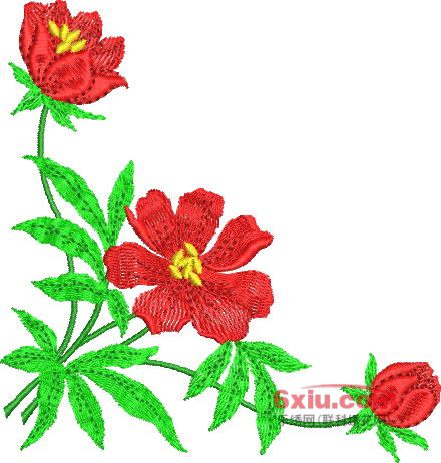 Free flora embroidery pattern album