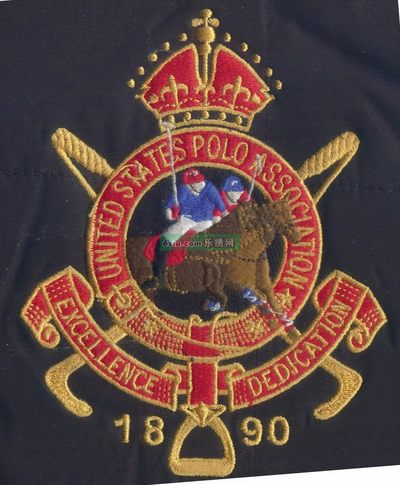 Classic Polo men's riding badge applique embroidery pattern album