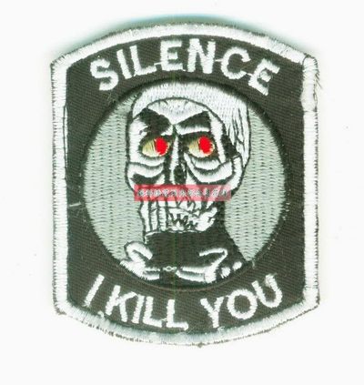 badge's Terminator Skeleton embroidery pattern album
