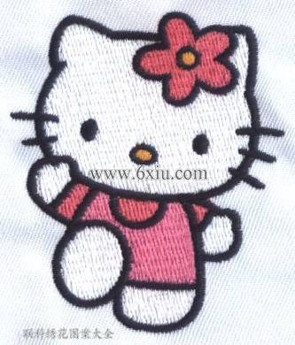 kitty embroidery pattern album