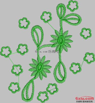 Free Flower Series under 5,000 Needles embroidery pattern album
