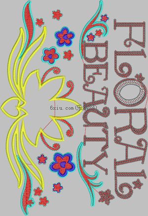 Pearl Flowers embroidery pattern album