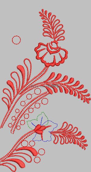 Garment pattern embroidery pattern album