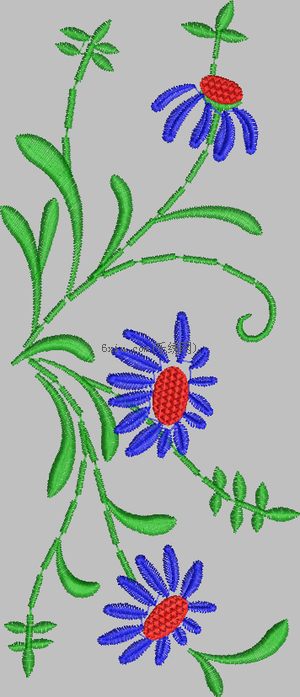 Anonymous Flower-MD59DA5D7 embroidery pattern album