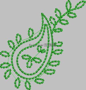 Droplet Flower-MD66D936A embroidery pattern album