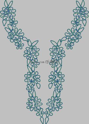 Rice Needle Collar-MD7A48008 embroidery pattern album
