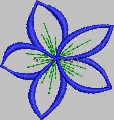 Small flower pattern less than 5,000 stitches embroidery pattern album