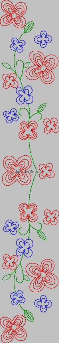 50-10,000 stitches of medium pattern embroidery pattern album