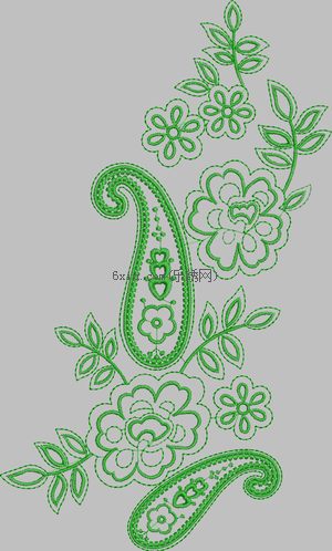 Auspicious and abstract embroidery pattern album