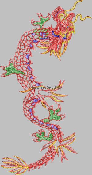 Auspiciousness and Abstraction embroidery pattern album