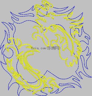 Auspiciousness and Abstraction embroidery pattern album