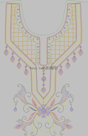 Middle Eastern style embroidery pattern album