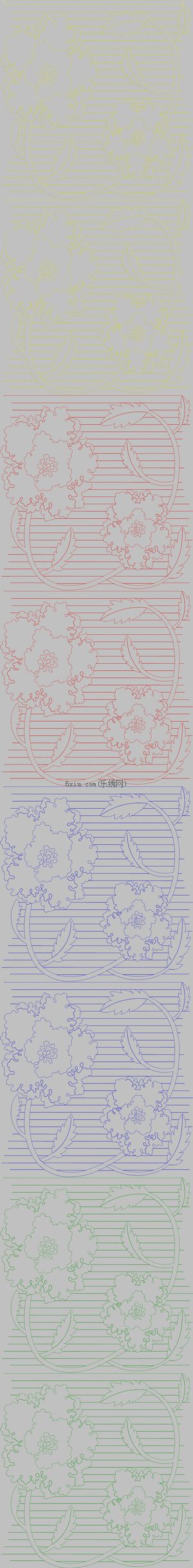 Curtain Home Textile Decoration embroidery pattern album