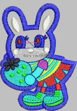 Cartoon animal cloth children's clothes embroidery pattern album