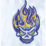 Ghost face embroidery pattern album