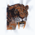 Tiger animal embroidery pattern album