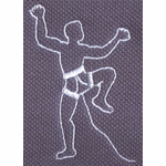 Character Martial Arts embroidery pattern album