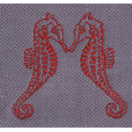 A hippocampus embroidery pattern album